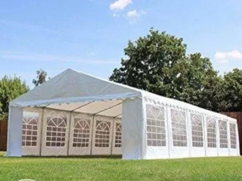Párty stan 10x5m Bílý